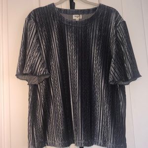 Chevron velvety blouse from World Market